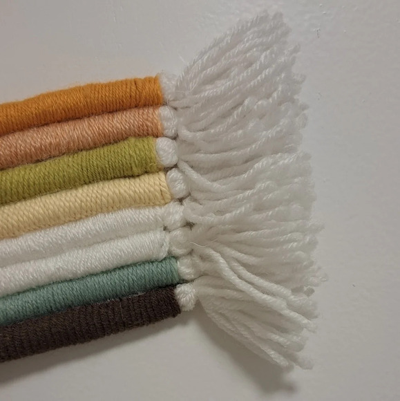 Knit Rainbow Wall Hang Decor - Picture 3 of 3